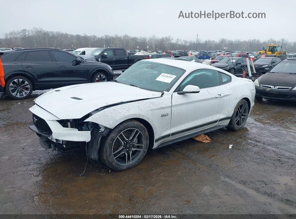 1FA6P8CF5N5136077 2022 FORD MUSTANG White Przód lewy