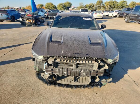 1FA6P8CF6N5128537 2022 FORD MUSTANG Gray Вид спереду