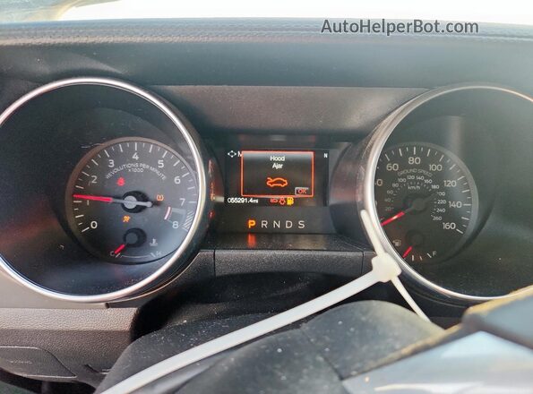 1FA6P8CF6N5128537 2022 FORD MUSTANG Gray Вид щитка приладів