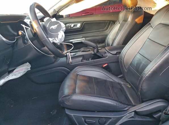 1FA6P8CF7N5134461 2022 FORD MUSTANG Зеленый Вид салона спереди