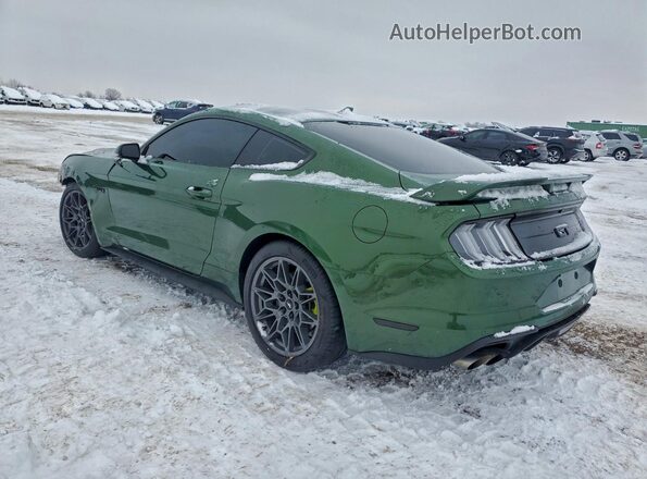 1FA6P8CF7N5134461 2022 FORD MUSTANG Зеленый Задняя левая четверть
