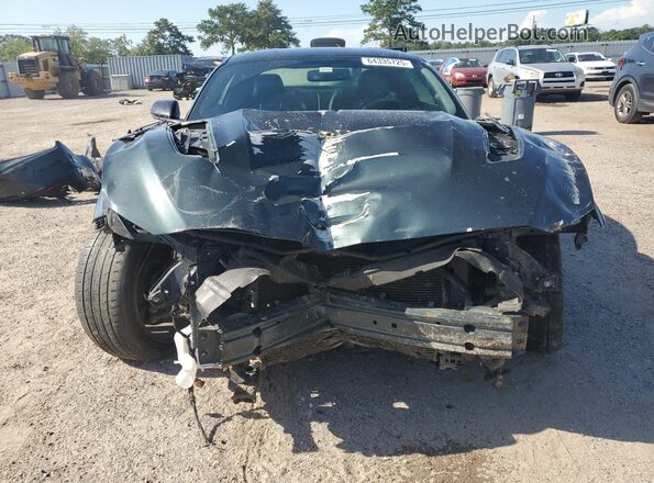 1FA6P8CF9G5205145 2016 FORD MUSTANG Green Front view