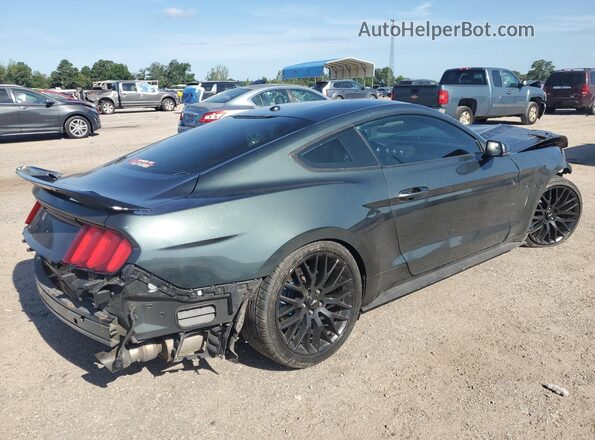 1FA6P8CF9G5205145 2016 FORD MUSTANG Green Rear right