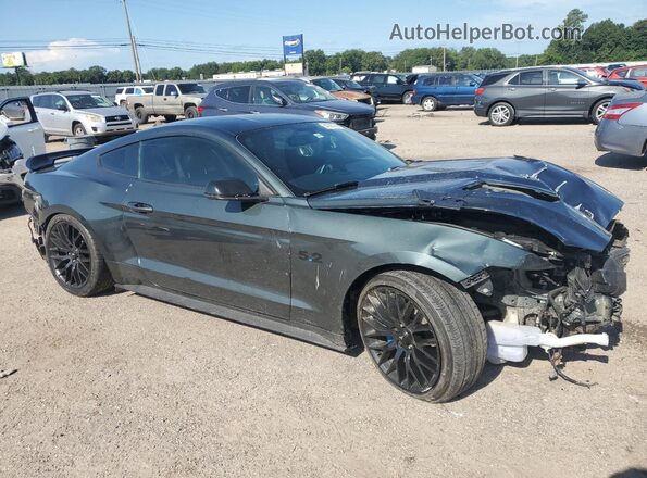 1FA6P8CF9G5205145 2016 FORD MUSTANG Green Front right