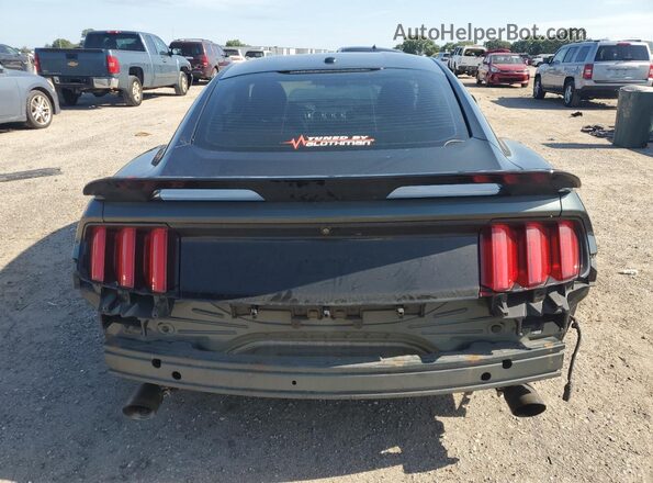 1FA6P8CF9G5205145 2016 FORD MUSTANG Green Rear view