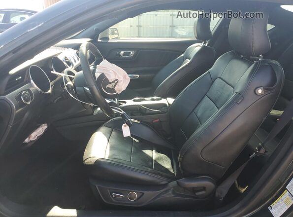 1FA6P8CF9G5205145 2016 FORD MUSTANG Green Front interior view