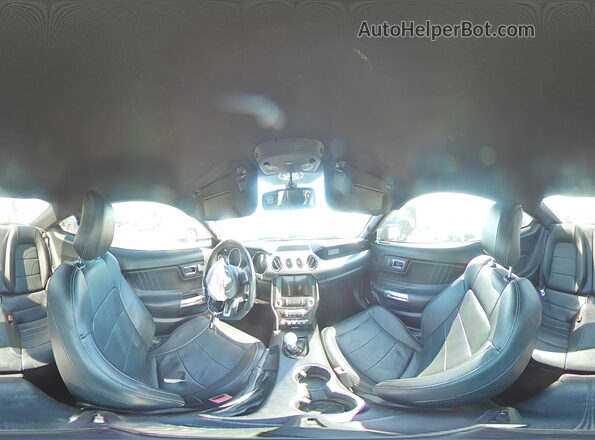 1FA6P8CF9G5205145 2016 FORD MUSTANG Green 360 interior view