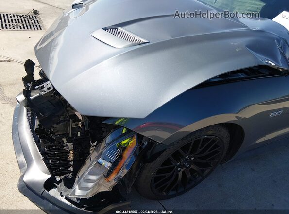 1FA6P8CFXM5125610 2021 FORD MUSTANG Gray Դիմացի տեսք