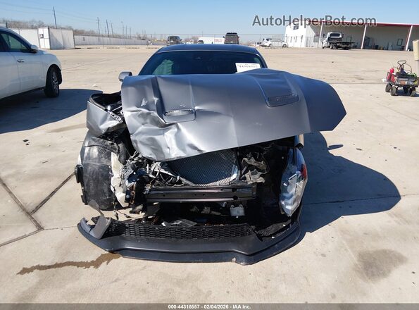 1FA6P8CFXM5125610 2021 FORD MUSTANG Gray Սարքավորումների վահանակի տեսք