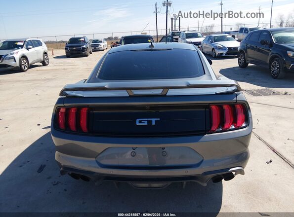 1FA6P8CFXM5125610 2021 FORD MUSTANG Gray 