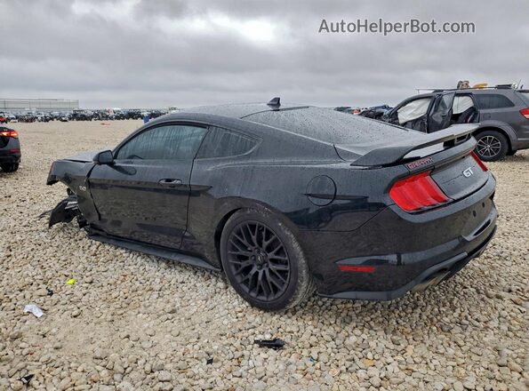 1FA6P8CFXN5135622 2022 FORD MUSTANG Черный Задняя левая четверть