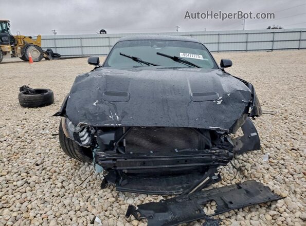 1FA6P8CFXN5135622 2022 FORD MUSTANG Черный Вид спереди