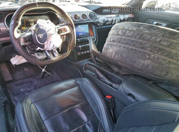 1FA6P8CFXN5135622 2022 FORD MUSTANG Черный Вид панели приборов