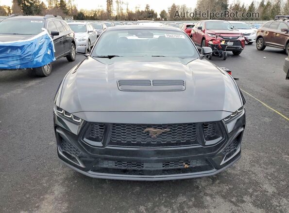 1FA6P8CFXR5430399 2024 FORD MUSTANG Black Widok z przodu