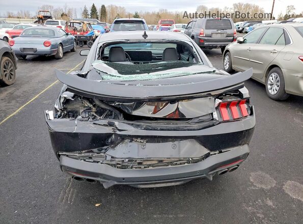 1FA6P8CFXR5430399 2024 FORD MUSTANG Black Widok z tyłu