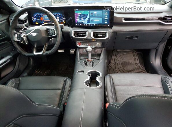 1FA6P8CFXR5430399 2024 FORD MUSTANG Black Widok deski rozdzielczej