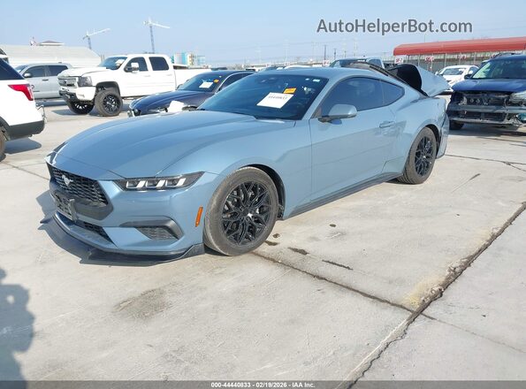 1FA6P8TH0R5142103 2024 FORD MUSTANG Blue Vista tres cuartos delantera izquierda