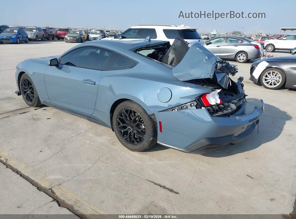 1FA6P8TH0R5142103 2024 FORD MUSTANG Blue Trasero izquierdo