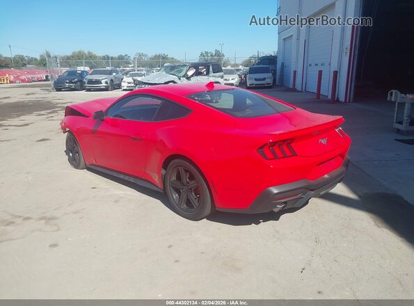1FA6P8TH2R5133208 2024 FORD MUSTANG Красный Задняя левая четверть