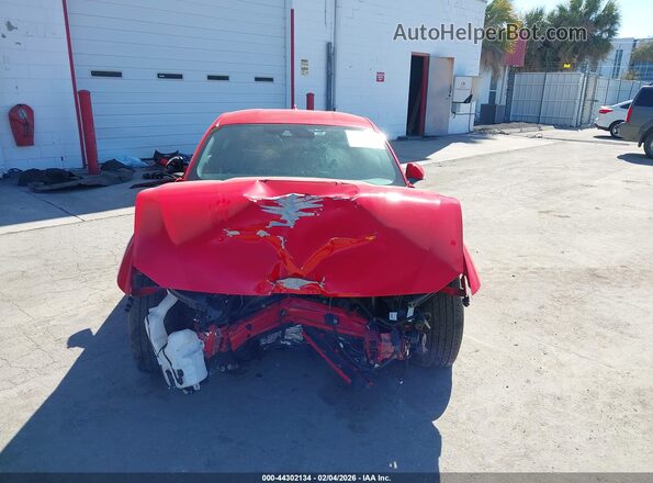 1FA6P8TH2R5133208 2024 FORD MUSTANG Красный Вид спереди