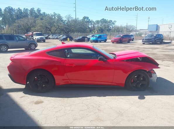 1FA6P8TH2R5133208 2024 FORD MUSTANG Красный Панорамный вид салона 360°