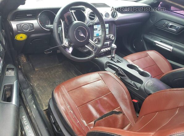 1FA6P8TH4H5208313 2017 FORD MUSTANG Black Vista del salpicadero