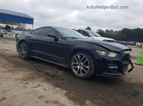 1FA6P8TH4H5208313 2017 FORD MUSTANG Black Delantero derecho