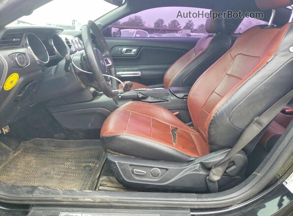 1FA6P8TH4H5208313 2017 FORD MUSTANG Black Vista interior delantera