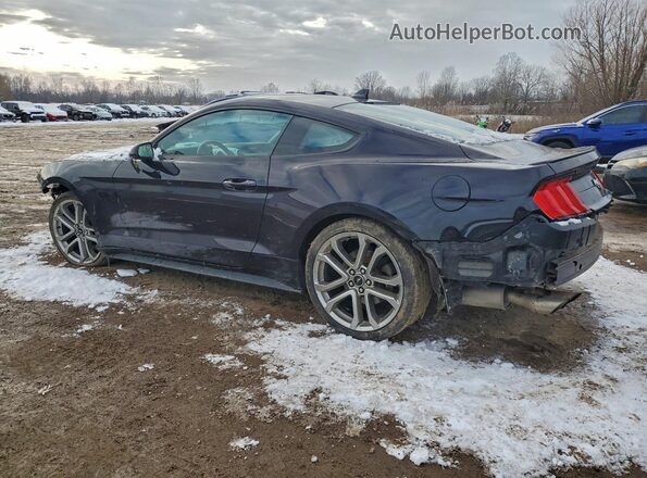 1FA6P8TH8N5131229 2022 FORD MUSTANG Черный Задняя левая четверть