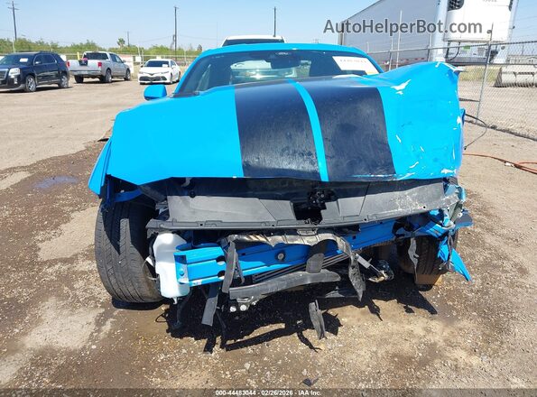 1FA6P8TH8S5129119 2025 FORD MUSTANG Blue Widok wnętrza z tyłu