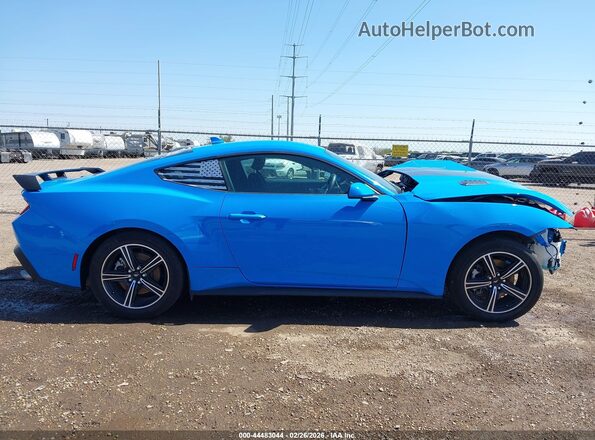1FA6P8TH8S5129119 2025 FORD MUSTANG Blue Widok wnętrza 360 stopni