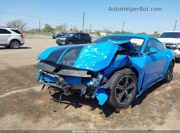 1FA6P8TH8S5129119 2025 FORD MUSTANG Blue Widok z przodu