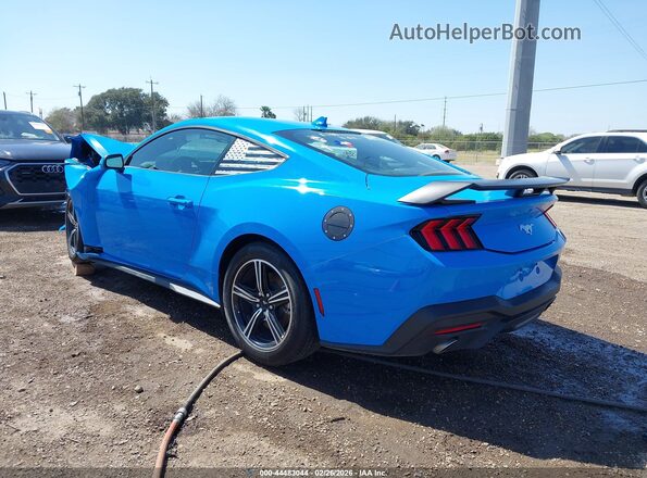 1FA6P8TH8S5129119 2025 FORD MUSTANG Blue Tył lewy