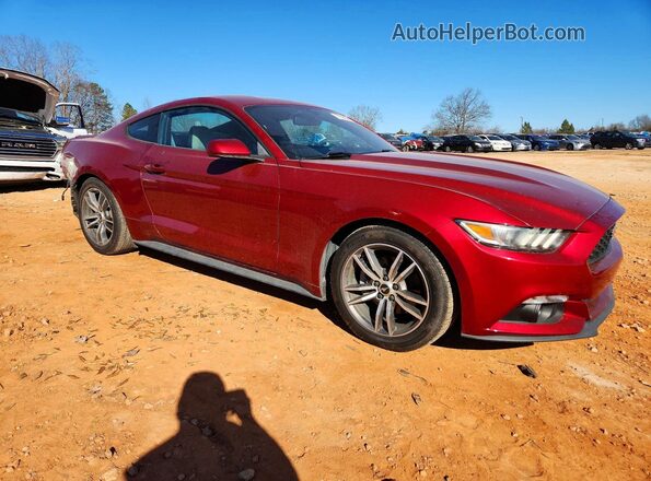 1FA6P8THXG5326185 2016 FORD MUSTANG Бордовый Передняя правая четверть