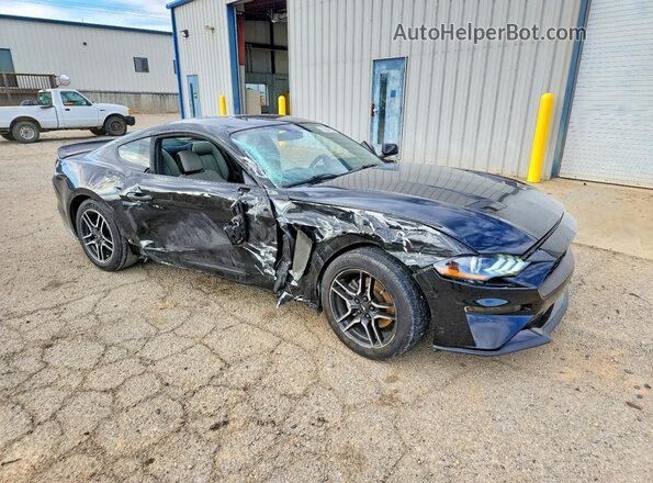 1FA6P8THXK5205052 2019 FORD MUSTANG Black Передня права чверть