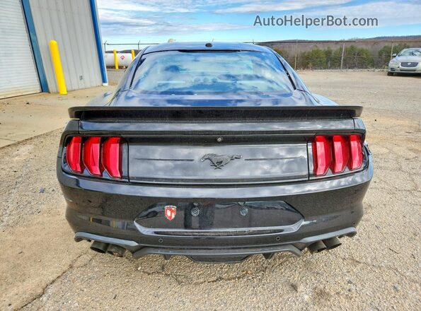 1FA6P8THXK5205052 2019 FORD MUSTANG Black Вид ззаду
