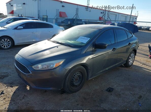 1FADP3E2XJL286891 2018 FORD FOCUS Gray Front left