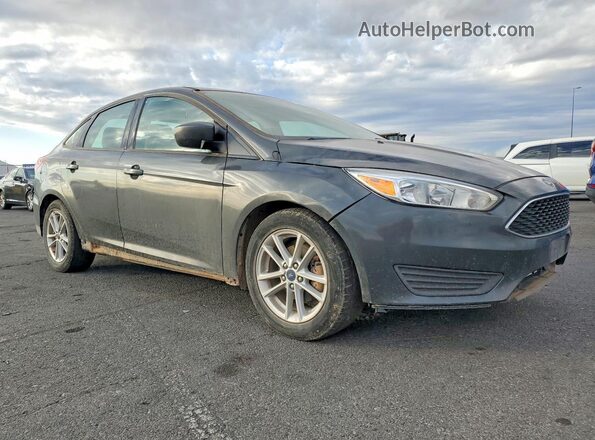 1FADP3F26JL262425 2018 FORD FOCUS Gray Delantero derecho