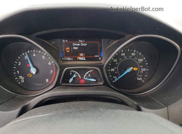 1FADP3F26JL262425 2018 FORD FOCUS Gray Vista del cuadro de instrumentos