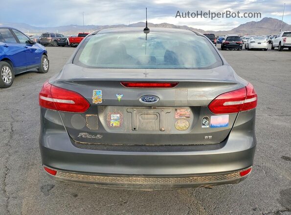 1FADP3F26JL262425 2018 FORD FOCUS Gray Vista trasera