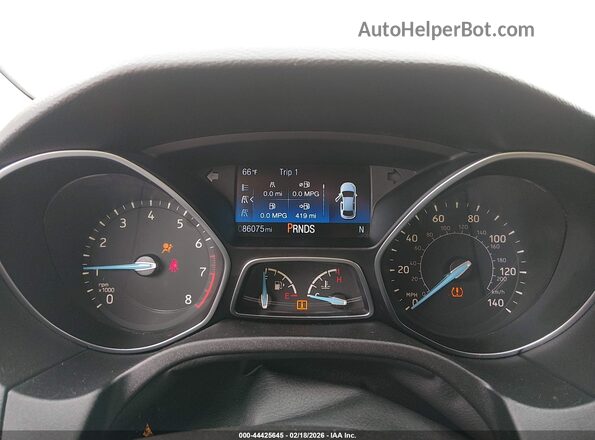 1FADP3FE1GL219260 2016 FORD FOCUS Silver Vista de los asientos traseros