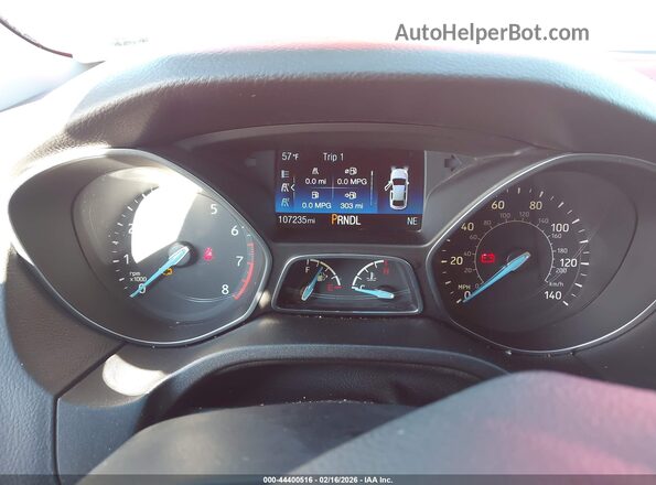1FADP3K22GL239321 2016 FORD FOCUS Red Հետևի նստատեղերի տեսք