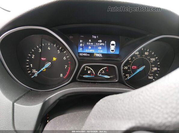 1FADP3K22GL268849 2016 FORD FOCUS Silver უკანა სავარძლების ხედი