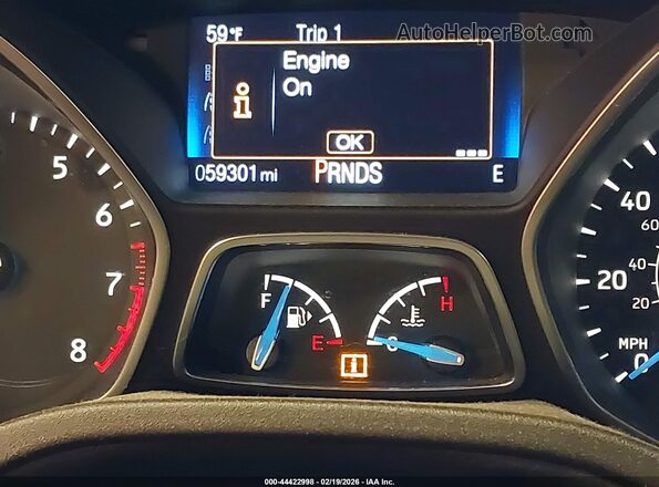 1FADP3K23GL241711 2016 FORD FOCUS Серый Вид задних сидений
