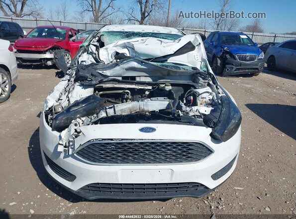 1FADP3K23JL203791 2018 FORD FOCUS White Вид щитка приладів