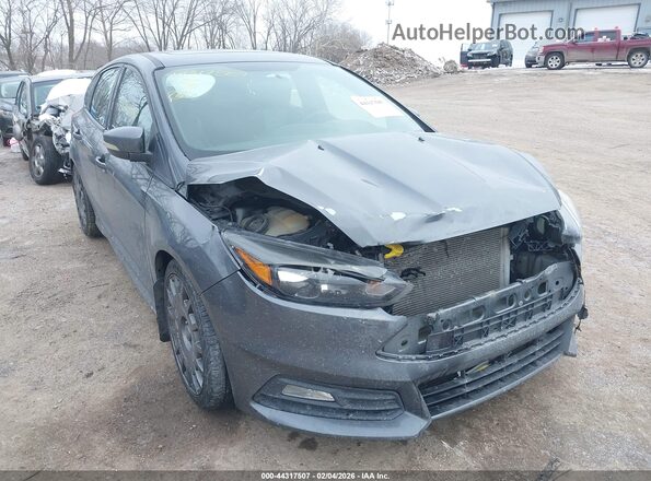 1FADP3L90HL220943 2017 FORD FOCUS ST Gray წინა ხედი