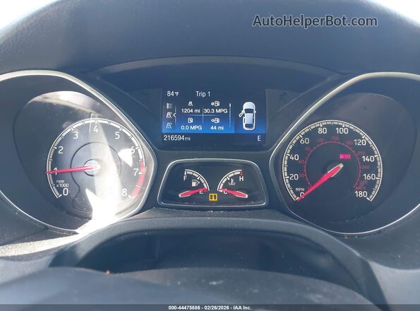 1FADP3L92GL363455 2016 FORD FOCUS ST White Вид задніх сидінь