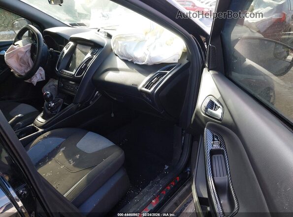 1FADP3L92GL389036 2016 FORD FOCUS ST Black Вид салону спереду