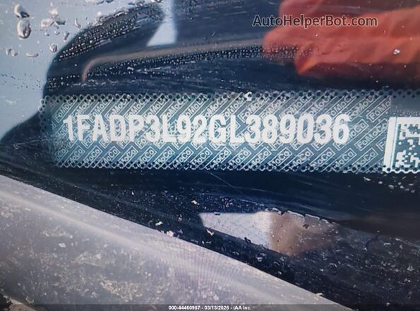 1FADP3L92GL389036 2016 FORD FOCUS ST Black Вид підкапотного простору
