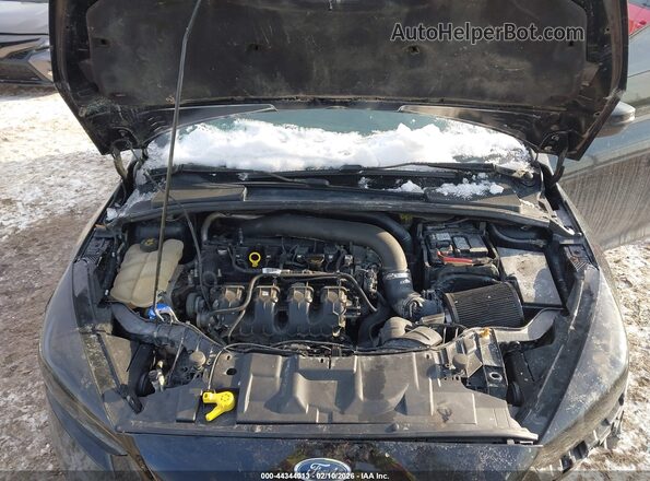 1FADP3L92HL307016 2017 FORD FOCUS ST Black Rear view